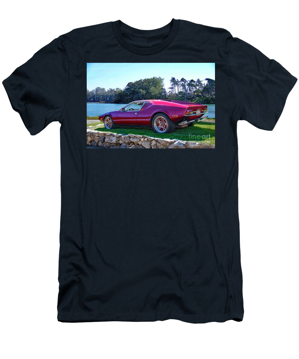 1972 De Tomaso Pantera Rear View Dave Koontz T-Shirt