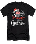 2 I Want Hippopotamus for Christmas Hippo Xmas Gift Haselshirt T-Shirt