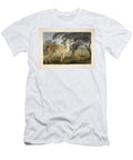 A Llama and Its Young in a Park Presumably Barrackpore Celestial Images T-Shirt