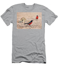 Crimson Breasted Shrike Following Foraging Meerkat Ann Steve Toon Natureplcom T-Shirt