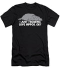 Cute Hippopotamus I Just Freaking Love Hippos Ok Eq Designs T-Shirt