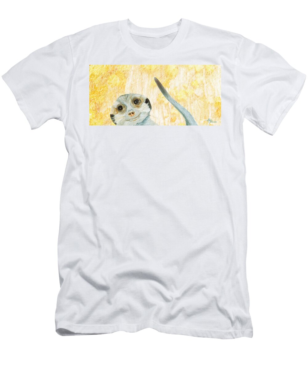 Hidden Meerkat Angeles M Pomata T-Shirt