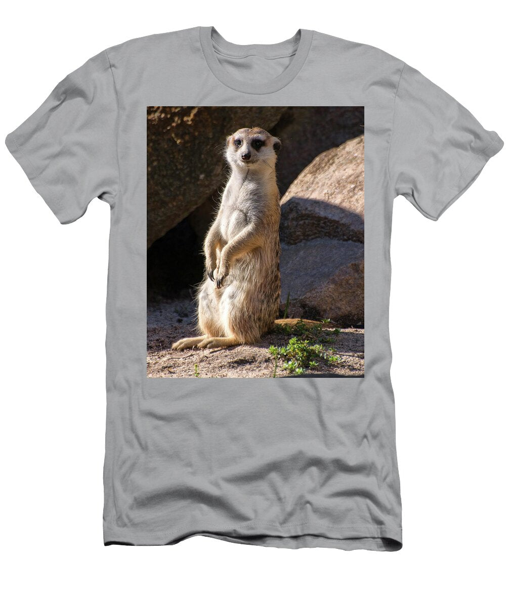 Meerkat Looking Forward Flees Photos T-Shirt
