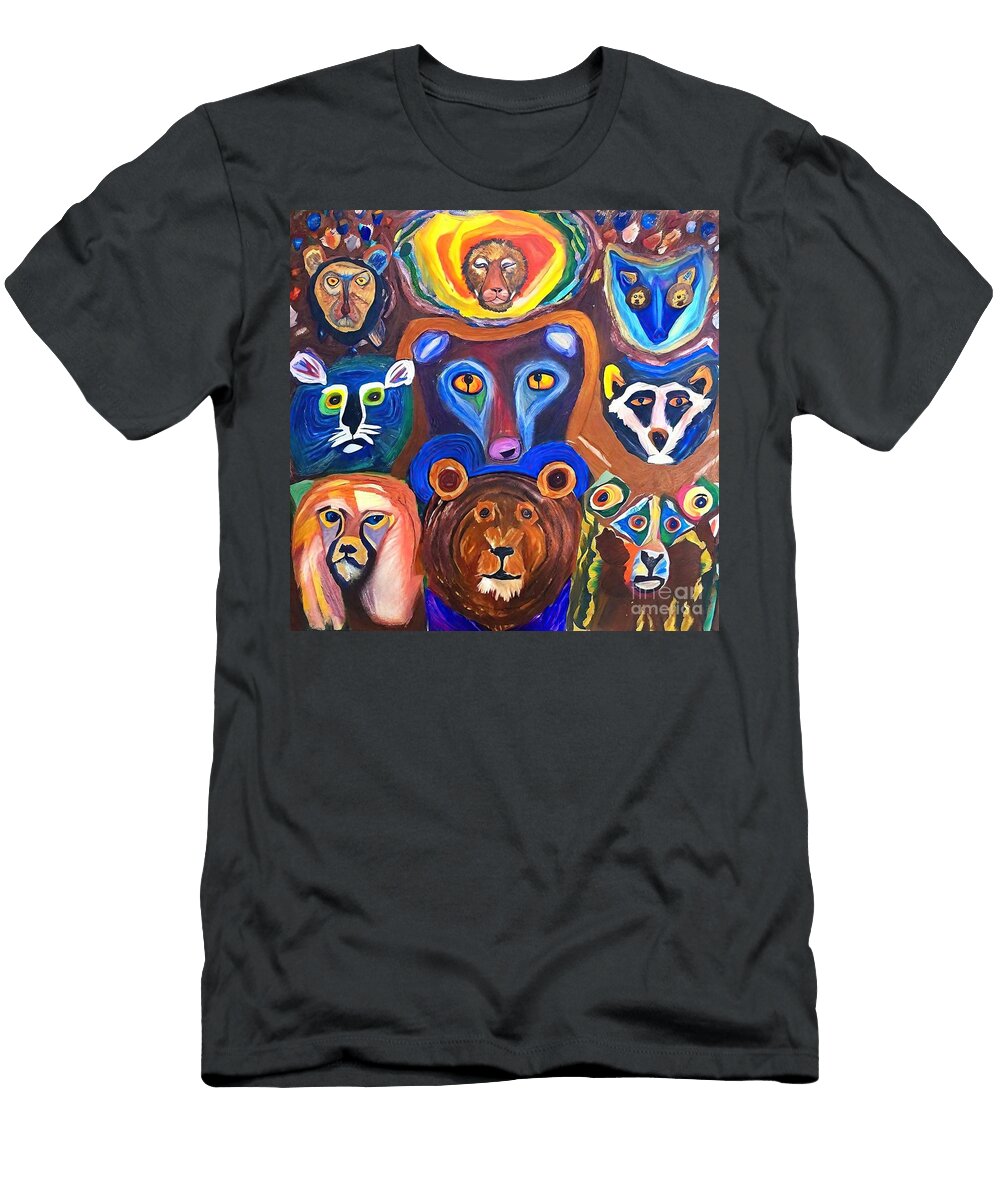Painting Witnesses Art Illustration Background Co N Akkash T-Shirt