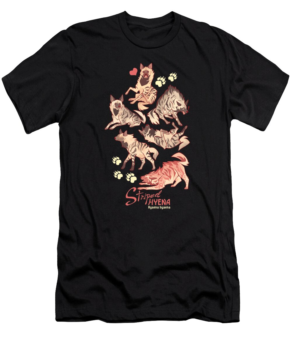 Striped Hyena Sticker and Goodies Pack Boy Funny Turner Jacob T-Shirt