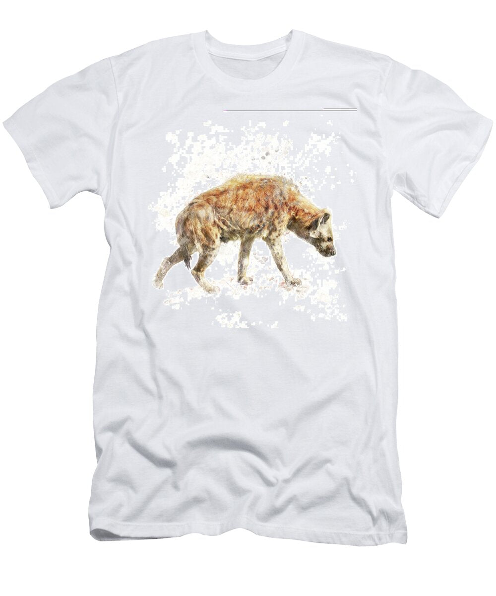 Watercolor Image of Spotted Hyena Svetlana Foote T-Shirt